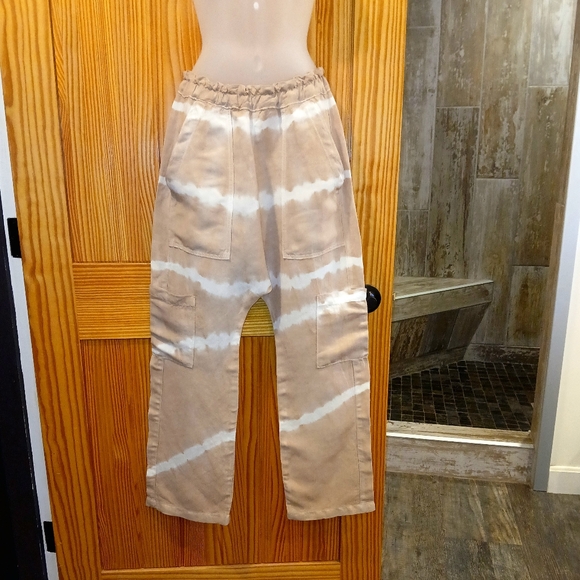 NSF XS Shailey Paperbag Tie Dye Pants - Picture 1 of 12